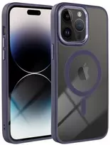 Dėklas, skirtas Samsung S26 ULTRA spalvotam „Edge Mag Cover“, suderinamas su „MagSafe Violetinė“