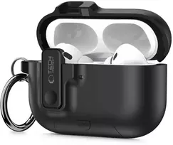 Dėklas Tech-Protect Slim Hook Case for AirPods Pro 3 - Juodas