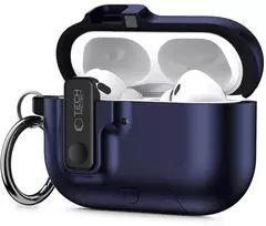 Dėklas Tech-Protect Slim Hook Case for AirPods Pro 3 - Navy Mėlyna