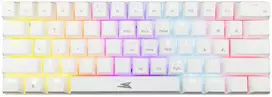 Klaviatūra žaidimams Baracuda Dolphin Raudona su laidu mechaninė su pašvietimu balta