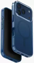 UNIQ Clario dėklas skirtas Apple iPhone 17 Pro Magclick Charging mėlynos spalvos