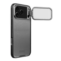 Nillkin CamShield Prop dėklas skirtas Apple iPhone 17 Pro 17 Pro Max skaidrus juodos spalvos