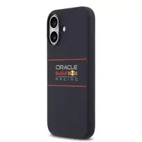 Dėklas Red Bull Raudona Bull Raudona Bull Silicone Horizontal Logo MagSafe for Apple iPhone 17 mėlynos spalvos