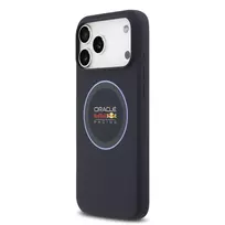 Red Bull Raudona Bull Raudona Bull Silicone Mėlyna Ring MagSafe dėklas skirtas Apple iPhone 17 Pro Max mėlynos spalvos