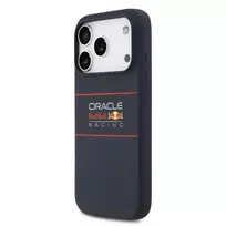 Dėklas Red Bull Raudona Bull Raudona Bull Silicone Horizontal Logo MagSafe for Apple iPhone 17 Pro Max mėlynos spalvos