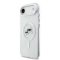 Karl Lagerfeld IML K&CH Heads Metal Frame MagSafe dėklas skirtas Apple iPhone Air skaidrus