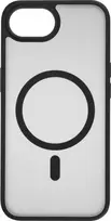 Dėklas FoneKit MagSafe-yhteensopiva Soft Touch suojakuori, iPhone 16e / 17e, musta/harmaa