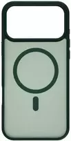 „FoneKit“ su „MagSafe“ suderinamas „Soft Touch“ apsauginis dėklas, „iPhone 17 Pro Max“, tamsiai žalias