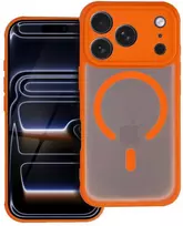 Dėklas Oem Case for iPhone 11 Full Matte Mag Cover compatible with MagSafe oranžinis