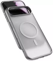 „Epico HeroMatte Pro Mag+“ dėklas | „iPhone Air“ | pilkas | Suderinamas su „Qi2“ ir „MagSafe“ | viso žiedo ir kameros salelės apsauga