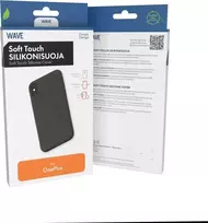 „Wave“ minkšto lietimo silikoninis dėklas, „OnePlus Nord 4 5G“, juodas
