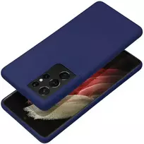Oem MINKŠTAS dėklas SAMSUNG A17 telefonui, tamsiai mėlynas