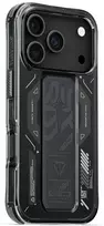 Skinarma Helio dėklas skirtas Apple iPhone 17 Pro Magnetic Charging + Grip Stand Graphite