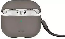 UNIQ dėklas Lyden DS AirPods 4 flint pilkas
