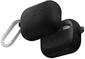 UNIQ Clyde Lock dėklas AirPods Pro 2 (2022/2023) juodas-dark pilkas/charcoal-dark pilkas