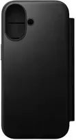 Dėklas Nomad Modern Leather Folio, juodas - iPhone 17