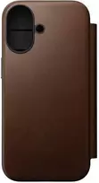 „Nomad Modern“ odinis dėklas, rudas – „iPhone 17“