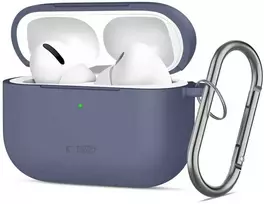 „Tech-Protect“ silikoninis dėklas su kabliuku, skirtas „AirPods Pro“ ausinėms - Mėlyna