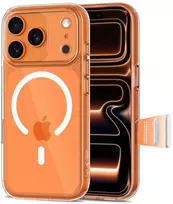 „Tech-Protect Magpeak Magsafe CC“ dėklas, skirtas „iPhone 17 Pro Max“ – skaidrus