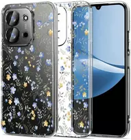 Tech-Protect FlexAir dėklas skirtas Xiaomi Redmi 15C 173mm / Poco 85C 173mm – Daisies with Leaves