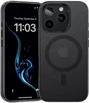 Benks Magnetic Lucid Armor dėklas (B066) skirtas Apple iPhone 16 Pro Max juodas (Camera Control Button)