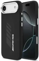 Mercedes AMG Silicone Oversize Rhombs MagSafe dėklas Apple iPhone Air juodos spalvos