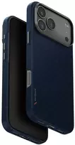 Dėklas UNIQ Keva EDGE skirtas Apple iPhone 17 Pro Max Magclick Charging mėlynos spalvos