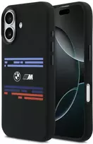 BMW M Silicon Horizontal Line MagSafe Dėklas skirtas Apple iPhone 17 juodos spalvos
