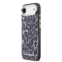 Karl Lagerfeld IML Leopard MagSafe dėklas skirtas Apple iPhone Air pilkos spalvos