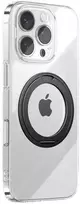 Joyroom JR-16JL6 itin plonas „iPhone 16 Pro Max“ dėklas, suderinamas su „MagSafe“ ir 360° žiediniu stovu – Juodas