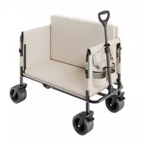 Vevor Sulankstomas vežimėlis suolu 250kg apkrovai