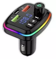 FM siųstuvas su Bluetooth 5.0 ir USB-C jungtimi, Happy people M-06