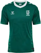 Hummel Vaikiški Marškinėliai Lietuvos Futbolo Rinktinė Žali, Dydis: 164 cm