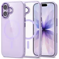 „Tech-Protect MagMat MagSafe“ dėklas, skirtas iPhone 17 - permatomas violetinis