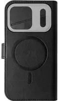 Celly WALLYMAG, Piniginės dėklas, Apple, iPhone 17 Pro Max, 17,5 cm (6,9"), Juodas