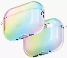 Dėklas Uniq Iridescia Hang Case for AirPods Pro 3 - Transparent Multicolor