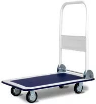 Promotions Platformos vežimėlis, sulankstomas transportavimo vežimėlis, 74x48x84 cm, mėlynas