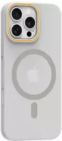 Oem Originalus „iPhone 17 Go“ dėklas, oranžinis, suderinamas su „MagSafe“ ir permatomas.
