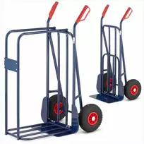 Sulankstomas rankinis vežimėlis, sunkiasvoris platforminis vežimėlis medienos transportavimui, 280 kg talpa, pramoninis vežimėlis