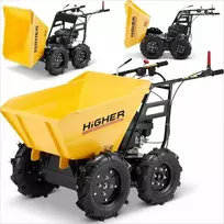 Motorizuotas Karutis, Mini Savivartis, 300 kg Talpa, 4x4 Pavara, Tvirta Konstrukcija