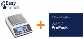 Virtuvinės svarstyklės Laboratorinių svarstyklių rinkinys KERN PCJ 600-2M-PREPACK