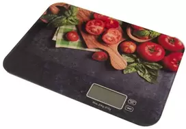 Virtuvinės svarstyklės Elektroninės plokščios virtuvės svarstyklės stiklinės, 20 kg