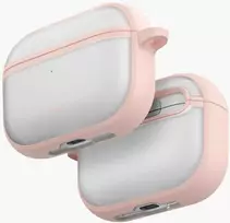 „Uniq Veren“ dėklas, skirtas „AirPods Pro 3“ ausinėms – rožinis