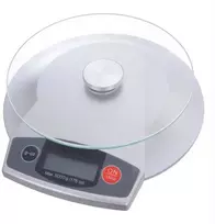 Virtuvinės svarstyklės Stiklinės elektroninės virtuvės svarstyklės 5kg