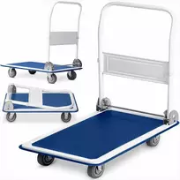Didelės apkrovos rankinis vežimėlis, 300 kg talpa, sulankstomas platforminis vežimėlis, sandėlio transportavimo vežimėlis, pramoninis vežimėlis
