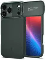 Spigen Optik Armor Mag MagSafe dėklas Apple iPhone 17 Pro Abyss žalios spalvos