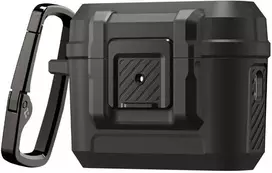 Dėklas Spigen Lock Fit, matte juodas - AirPods Pro 3