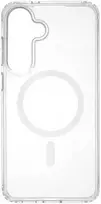 Dėklas FoneKit Premium MagSafe-yhteensopiva suojakuori, Samsung Galaxy S25 FE, läpinäkyvä