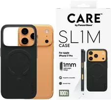 „Panzer Glass CARE by PanzerGlass SL1M MagSafe“ dėklas, skirtas „iPhone 17 Pro“ – Juodas