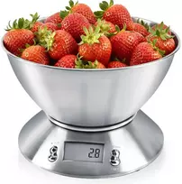Virtuvinės svarstyklės Orion Elektroninė virtuvinė svarstyklė 5kg su plienine miska